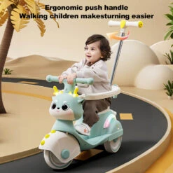 Toddler 3 IN 1 Ride On Car Cartoon Push Car 360° Safe Protection Ride On Toy 24 Toddler 3 IN 1 Ride On Car Cartoon Push Car 360° Safe Protection Ride On Toy -Sun Baby Sales Store Toddler 3 IN 1 Ride on Car 4