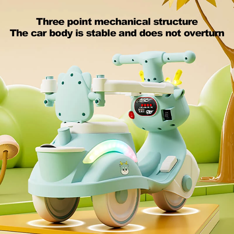 Toddler 3 IN 1 Ride On Car Cartoon Push Car 360° Safe Protection Ride On Toy 12 Toddler 3 IN 1 Ride On Car Cartoon Push Car 360° Safe Protection Ride On Toy - Image 12