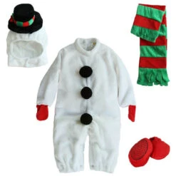 Toddler Christmas Costume Kids Santa's Little Elf Snowman Outfit Christmas Dress Up -Sun Baby Sales Store Toddler Christmas costume elf snowman santa outfit 11