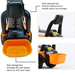 Kids Ride On Excavator Truck Toddler Ride-On-Car With Front Loader Digger 18 Kids Ride On Excavator Truck Toddler Ride-On-Car With Front Loader Digger -Sun Baby Sales Store Toddler Ride On Excavator Truck 1