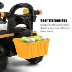 6V Kids Electric Excavator Ride-On Car Toys With Removable Push Handle & Light Music For Girls & Boys -Sun Baby Sales Store Toddler ride on excavator 2 b9bd96c7 9647 4368 a811 a99bc50be9bd