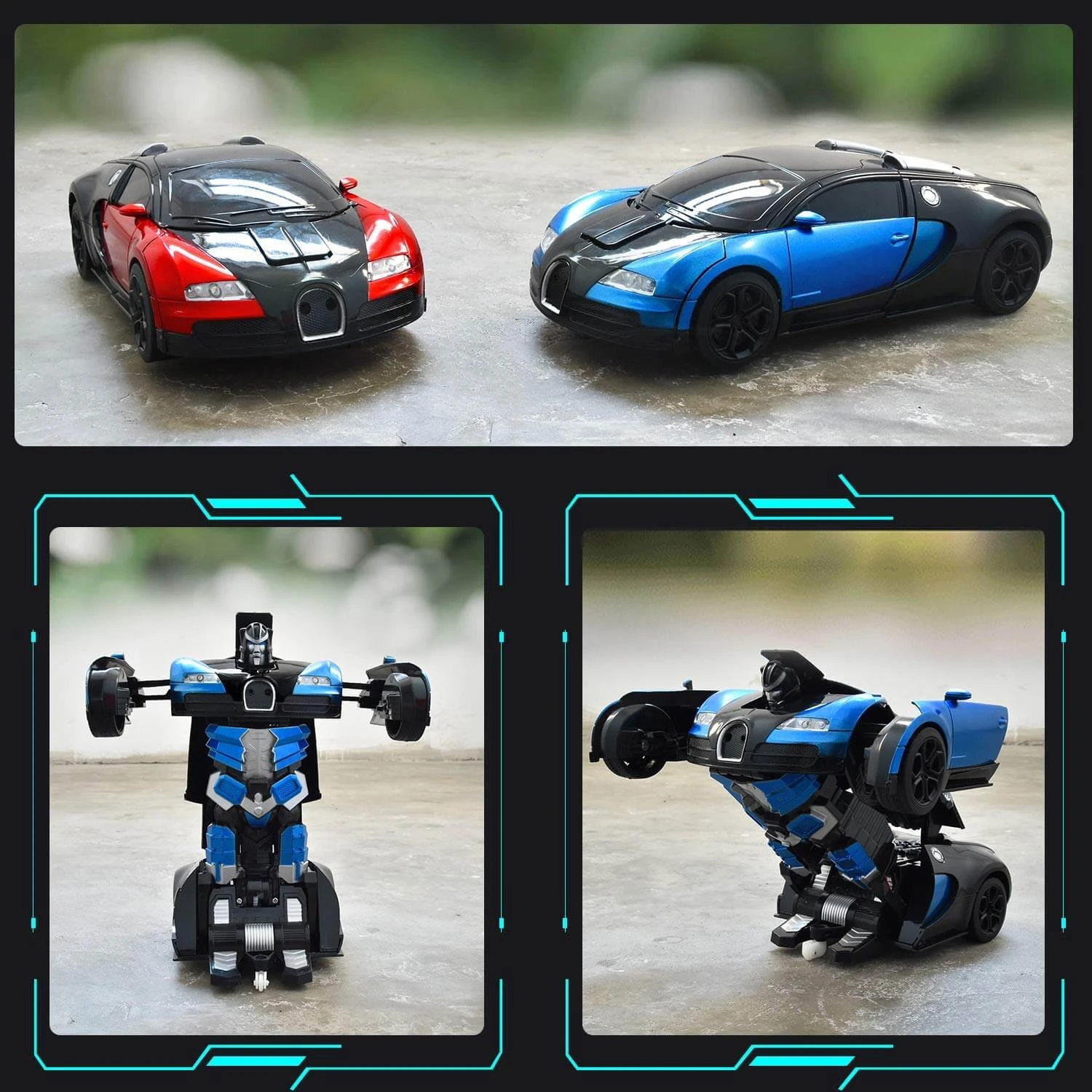 1:14 Remote Control Transformer Robot Car Toys Gesture Sensing RC Car Transforming With Sounds, LED Lights 10 1:14 Remote Control Transformer Robot Car Toys Gesture Sensing RC Car Transforming With Sounds, LED Lights - Image 10