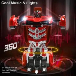 1:14 Remote Control Transformer Robot Car Toys Gesture Sensing RC Car Transforming With Sounds, LED Lights 29 1:14 Remote Control Transformer Robot Car Toys Gesture Sensing RC Car Transforming With Sounds, LED Lights -Sun Baby Sales Store Transformer Robot RC Car Toys 3