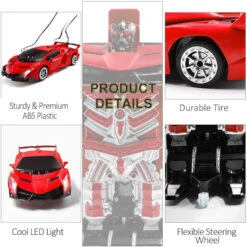 1:14 Remote Control Transformer Robot Car Toys Gesture Sensing RC Car Transforming With Sounds, LED Lights 30 1:14 Remote Control Transformer Robot Car Toys Gesture Sensing RC Car Transforming With Sounds, LED Lights -Sun Baby Sales Store Transformer Robot RC Car Toys 9