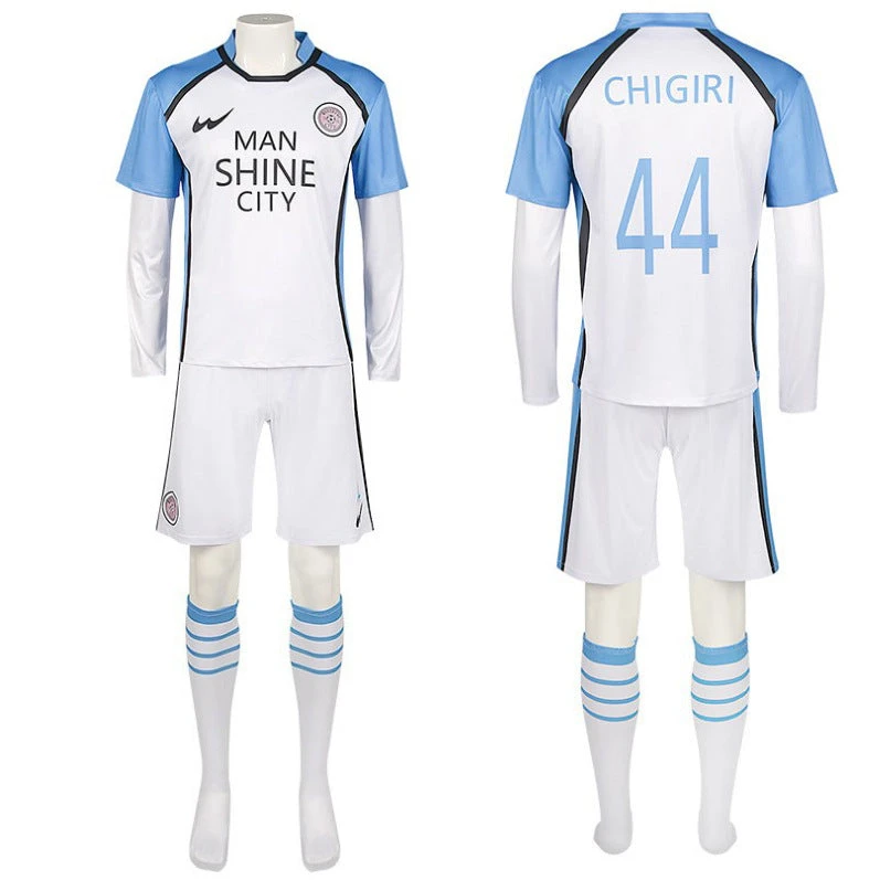 Unisex No.11 Nagi Seishiro Costume Manshine City Football Uniform Hyoma Chigiri Jersey 2 Unisex No.11 Nagi Seishiro Costume Manshine City Football Uniform Hyoma Chigiri Jersey - Image 2