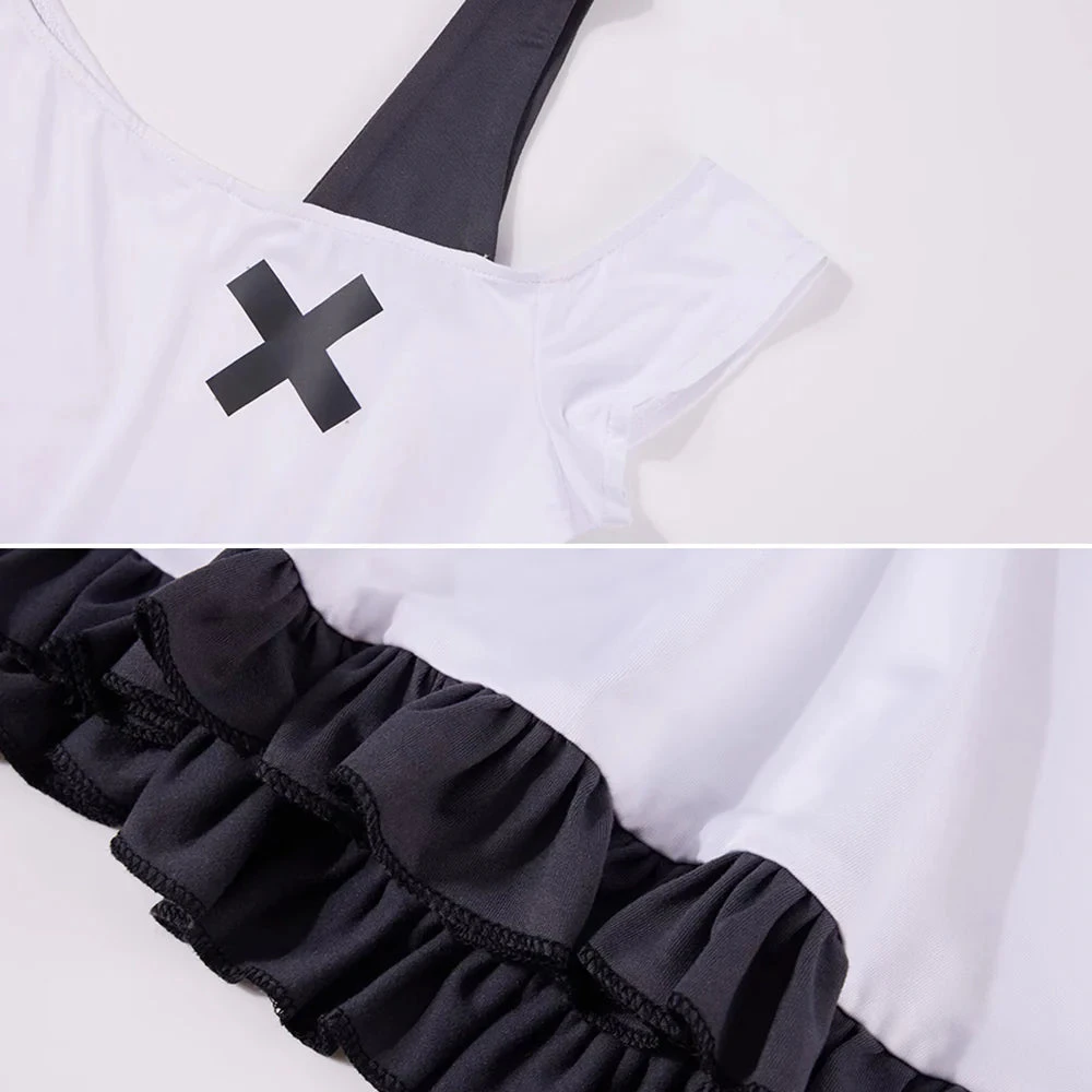 Vaggie Hazbin Hotel Costume Vaggie White Dress With Accessories 4 Vaggie Hazbin Hotel Costume Vaggie White Dress With Accessories - Image 4