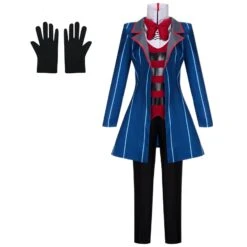 Adult Vox Costume Hazbin TV Demon Hotel Vox Cosplay Outfit Coat Pants And Accessories Full Set For Halloween -Sun Baby Sales Store Vox Hazbin Hotel Costume 10