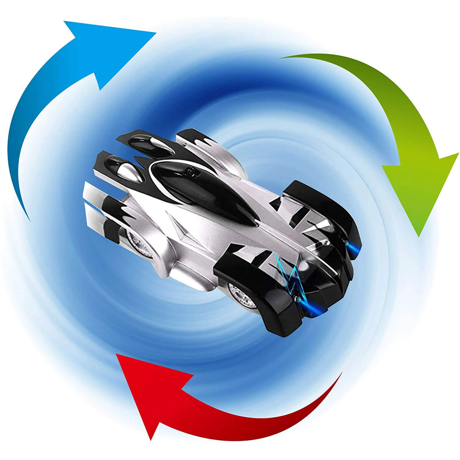 Wall Climbing RC Car Remote Control Toy 360° Rotating Stunt Car 8 Wall Climbing RC Car Remote Control Toy 360° Rotating Stunt Car - Image 8