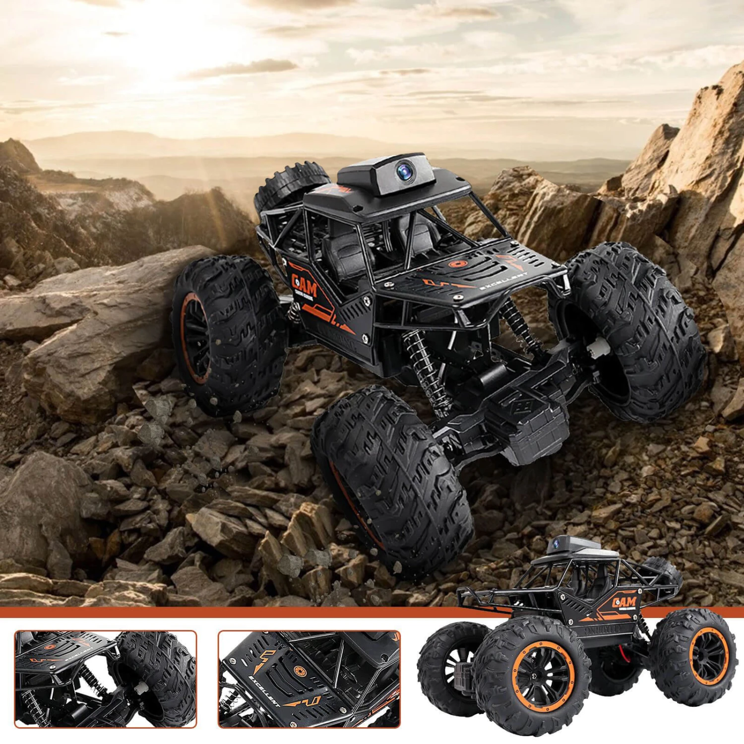 Kids RC Car With Camera 2.4G WIFI Camera App Remote Control Car Off-Road Drift Buggy 6 Kids RC Car With Camera 2.4G WIFI Camera App Remote Control Car Off-Road Drift Buggy - Image 6