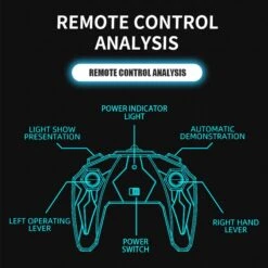 4WD RC Stunt Car 360° Rotating Car Double-sided Stunt Vehicles Cool LED Light 15 4WD RC Stunt Car 360° Rotating Car Double-sided Stunt Vehicles Cool LED Light -Sun Baby Sales Store actual color a 07