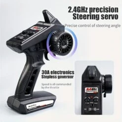 38KM/H Fast RC Truck 4WD Full-scale Off-road Jeep 1/16 All Terrain Climbing Vehicle 21 38KM/H Fast RC Truck 4WD Full-scale Off-road Jeep 1/16 All Terrain Climbing Vehicle -Sun Baby Sales Store actual color coupe blue 04