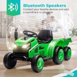 12V Ride On Tractor With Wagon & Safety Belt Battery Powered Ride On Toys For Boys Girls 13 12V Ride On Tractor With Wagon & Safety Belt Battery Powered Ride On Toys For Boys Girls -Sun Baby Sales Store actual color green 03 0c77227e 2890 4ca3 abd5 79ba2f3fdccf
