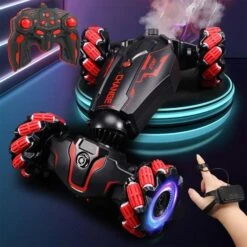 Remote Control Car 2.4G Stunt Twist Car Two Forms Climbing Off-road Vehicle Toy -Sun Baby Sales Store actual color red 01 2472754b ba56 42a1 9ca4 7a40496d898c