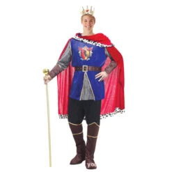 Kids Adult Prince/King Costume Charming Royal Outfit With Gold Crown For Halloween Dress Up 10 Kids Adult Prince/King Costume Charming Royal Outfit With Gold Crown For Halloween Dress Up -Sun Baby Sales Store adult king cosplay costume1