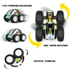 4WD Double Sided 360° Flip And Spin Stunt Amphibious Remote Control Racing Drift Car 15 4WD Double Sided 360° Flip And Spin Stunt Amphibious Remote Control Racing Drift Car -Sun Baby Sales Store amphibiousremotecontrolcar 1