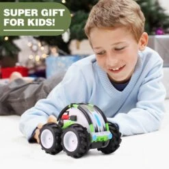 4WD Double Sided 360° Flip And Spin Stunt Amphibious Remote Control Racing Drift Car 18 4WD Double Sided 360° Flip And Spin Stunt Amphibious Remote Control Racing Drift Car -Sun Baby Sales Store amphibiousremotecontrolcar 3