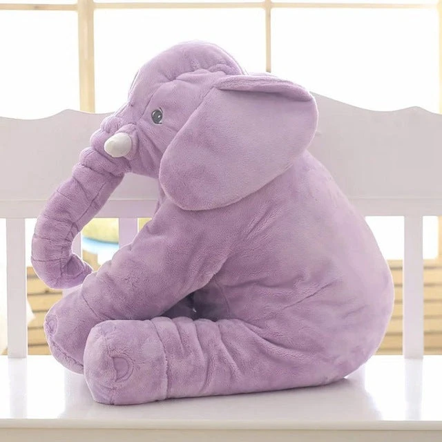 Lovely Elephant Plush Toy Stuffed Animal Doll Baby Kids Pillow For Sleeping 5 Lovely Elephant Plush Toy Stuffed Animal Doll Baby Kids Pillow For Sleeping - Image 5