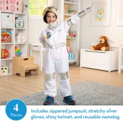 Kids Astronaut Costume Space Suit And Space Helmet 4pcs Set Boys Girls Pretend Astronaut Outfit 17 Kids Astronaut Costume Space Suit And Space Helmet 4pcs Set Boys Girls Pretend Astronaut Outfit -Sun Baby Sales Store astronaut costume kids 10