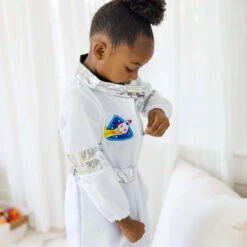 Kids Astronaut Costume Space Suit And Space Helmet 4pcs Set Boys Girls Pretend Astronaut Outfit 11 Kids Astronaut Costume Space Suit And Space Helmet 4pcs Set Boys Girls Pretend Astronaut Outfit -Sun Baby Sales Store astronaut costume kids 2