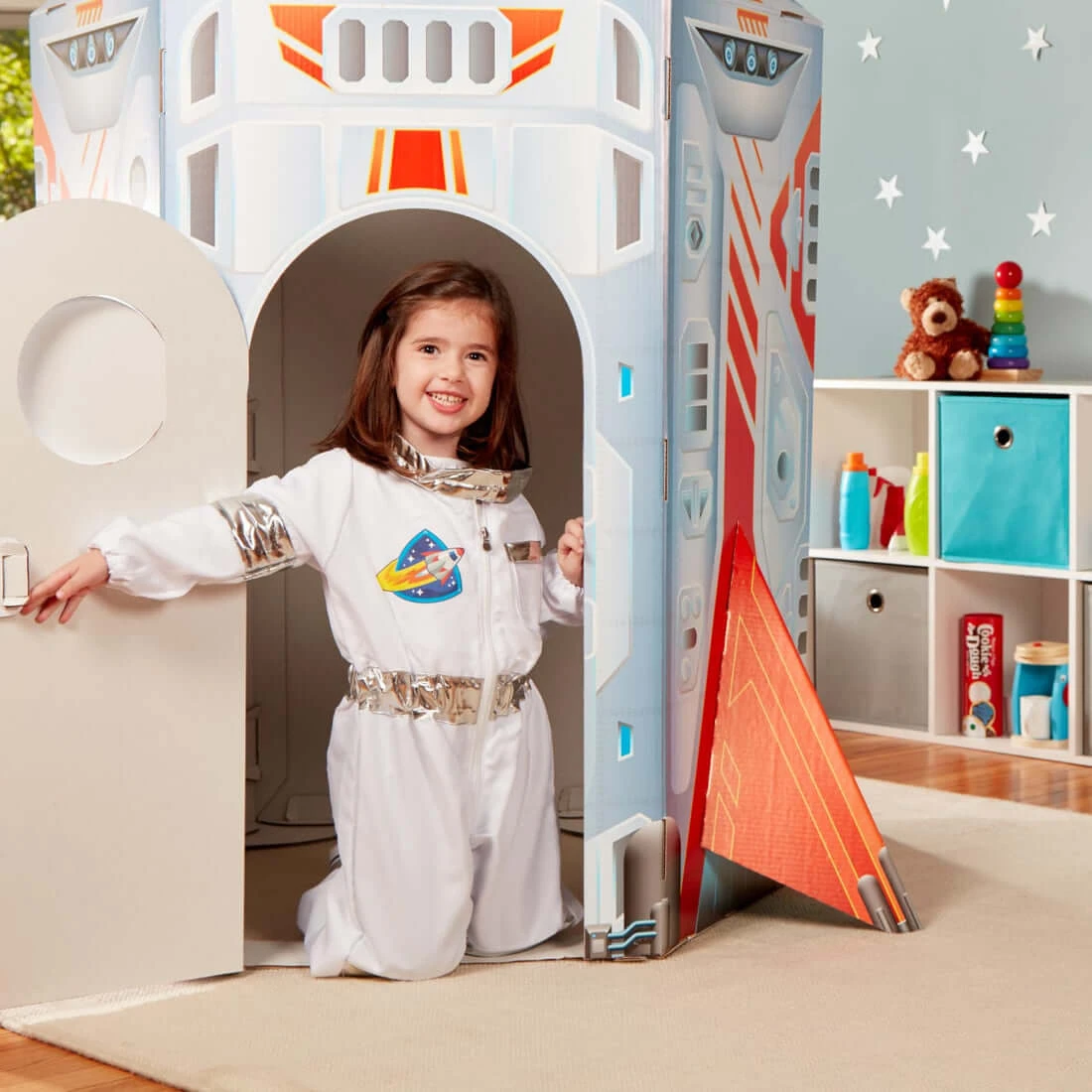 Kids Astronaut Costume Space Suit And Space Helmet 4pcs Set Boys Girls Pretend Astronaut Outfit 1 Kids Astronaut Costume Space Suit And Space Helmet 4pcs Set Boys Girls Pretend Astronaut Outfit