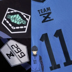 Blue Lock Jersey & Shorts Football Training Uniform Optional Isagi Yoichi #11 Soccer Uniforms Blue Lock Cosplay Costume 22 Blue Lock Jersey & Shorts Football Training Uniform Optional Isagi Yoichi #11 Soccer Uniforms Blue Lock Cosplay Costume -Sun Baby Sales Store blue lock jersey 13