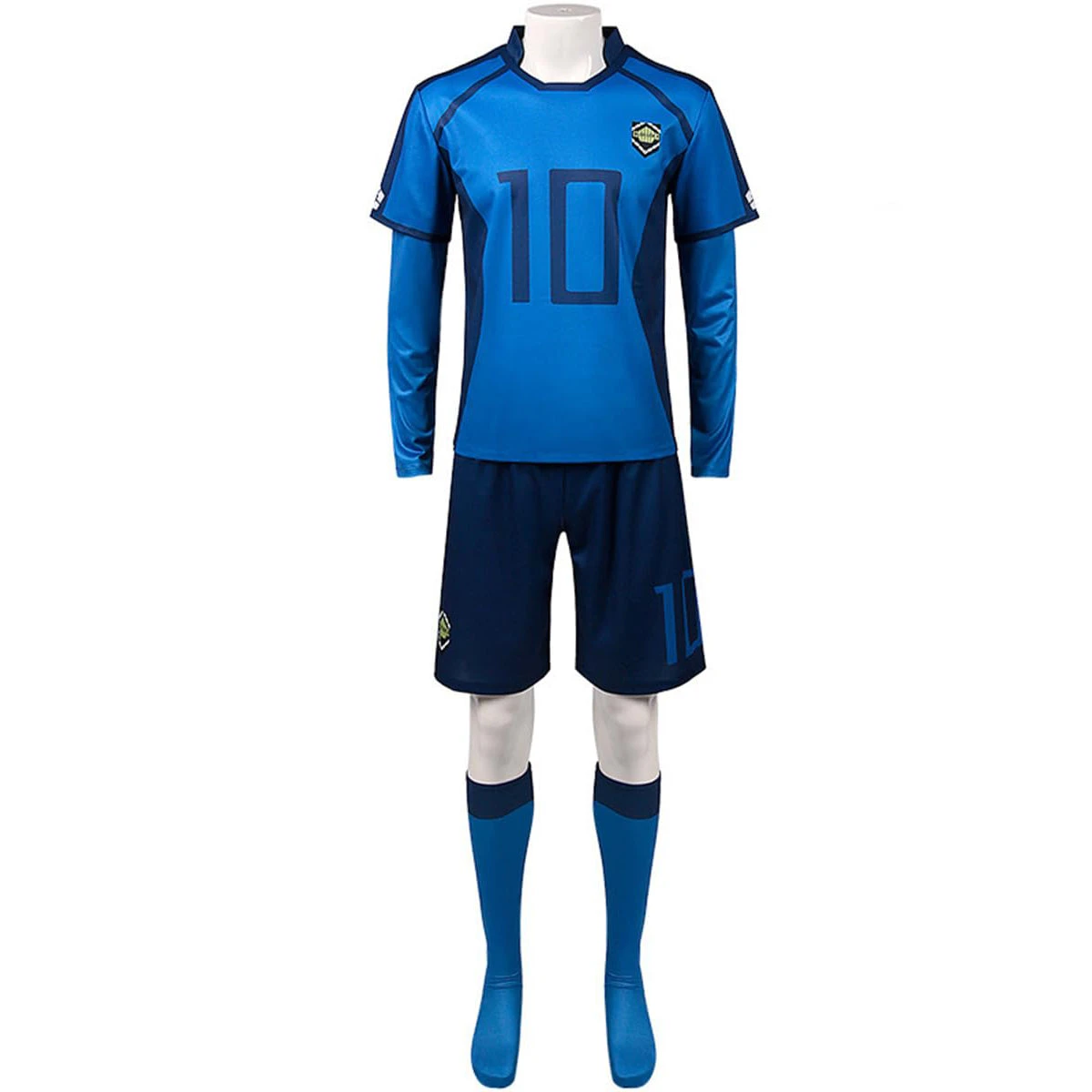 Adult Blue Isagi Football Jersey Isagi Yoichi Bachira Uniform Full Set Football Team Sportswear 4 Adult Blue Isagi Football Jersey Isagi Yoichi Bachira Uniform Full Set Football Team Sportswear - Image 4