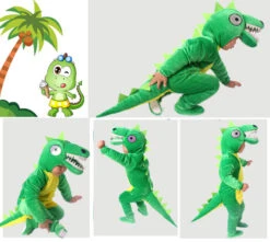 Kids Dinosaur Cosplay Outfit Jurassic World Dino Costume Dragon Fancy Dress For Toddler Kids -Sun Baby Sales Store boys girls dinosaur costume 2
