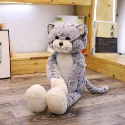 Kid Cat Plush Toys Cute Stuffed Animals Soft Fluffy Cat Dolls With Long Legs For Birthday Gift -Sun Baby Sales Store cats plush toy 2