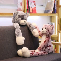 Kid Cat Plush Toys Cute Stuffed Animals Soft Fluffy Cat Dolls With Long Legs For Birthday Gift -Sun Baby Sales Store cats plush toy 5