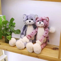 Kid Cat Plush Toys Cute Stuffed Animals Soft Fluffy Cat Dolls With Long Legs For Birthday Gift -Sun Baby Sales Store cats plush toy 9