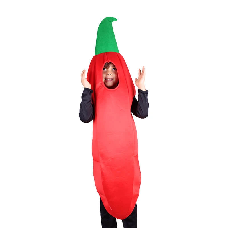 Children Tomato Costume Vegetable Stage Dress Up Halloween Cosplay Outfit For Boys Girls 9 Children Tomato Costume Vegetable Stage Dress Up Halloween Cosplay Outfit For Boys Girls - Image 9