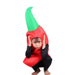 Children Tomato Costume Vegetable Stage Dress Up Halloween Cosplay Outfit For Boys Girls 27 Children Tomato Costume Vegetable Stage Dress Up Halloween Cosplay Outfit For Boys Girls -Sun Baby Sales Store children pepper costume for dress up 2
