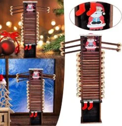 Christmas Countdown Calendar Santa Claus Down The Chimney Ornament Wooden Christmas Advent Gift For Kids 7 Christmas Countdown Calendar Santa Claus Down The Chimney Ornament Wooden Christmas Advent Gift For Kids -Sun Baby Sales Store christmas count down calander 2