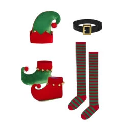 Girls Elf Costume Soft Velvet Xmas Party Outfits Kids Elf Suit 14 Girls Elf Costume Soft Velvet Xmas Party Outfits Kids Elf Suit -Sun Baby Sales Store christmas elf costume 7