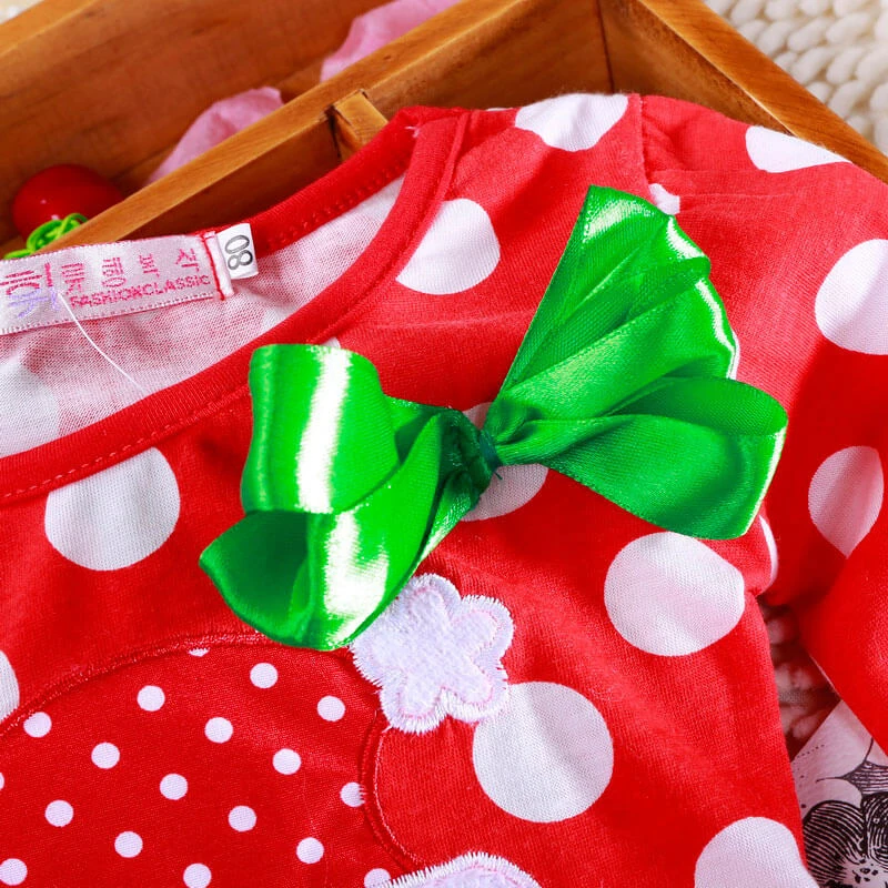 Baby Girls Christmas Red Dress Kids Toddlers Tulle Costume Santa Dress Outfits 3 Baby Girls Christmas Red Dress Kids Toddlers Tulle Costume Santa Dress Outfits - Image 3