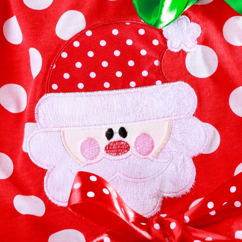 Baby Girls Christmas Red Dress Kids Toddlers Tulle Costume Santa Dress Outfits 4 Baby Girls Christmas Red Dress Kids Toddlers Tulle Costume Santa Dress Outfits - Image 4