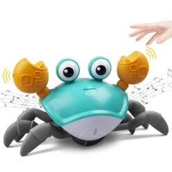 Baby Kids Bathing Shower Crab Automatically Avoid Obstacle Crawling Musical Beach Toys