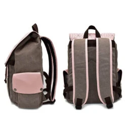 High Quality Tanjiro Canvas Backpack Nezuko Zenitsu Giyu Schoolbag Laptops Back Pack Large Capacity Travel Bag -Sun Baby Sales Store demon slayer bezuko school bag 3