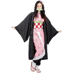 Demon Cosplay Costumes Nezuko Costume Mitsuri Tanjiro Shinobu Cosplay Set Mitsuri Kanroji Halloween Costumes