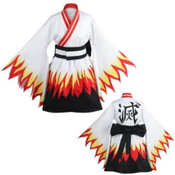 Adult Tanjiro Cosplay Full Set Zenitsu Rengoku Kyoujurou Kimono Suit Halloween Costume -Sun Baby Sales Store demon slayer cosplay costume 7
