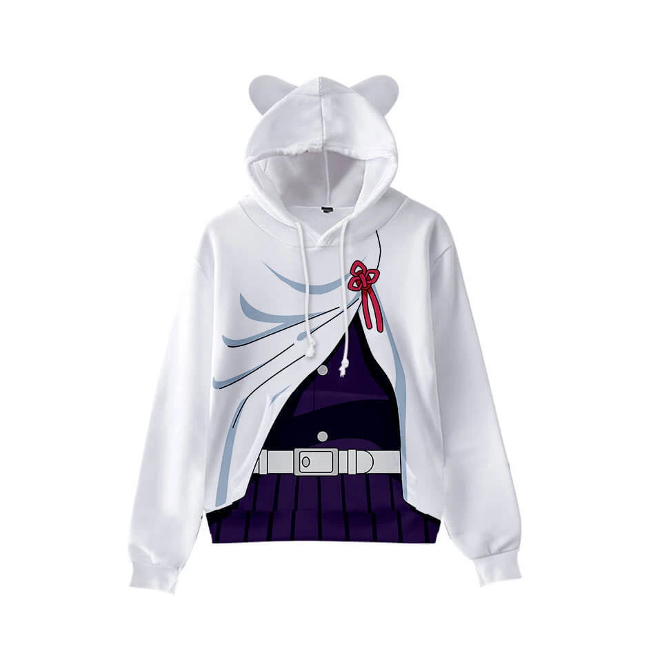 Kids Tanjiro Hoodie Nezuko Sweatshirt With Cat Ears Shinobu Kyojuro Kanao Zenitsu Giyu Costume For Boys And Girls 6 Kids Tanjiro Hoodie Nezuko Sweatshirt With Cat Ears Shinobu Kyojuro Kanao Zenitsu Giyu Costume For Boys And Girls - Image 6