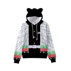 Kids Tanjiro Hoodie Nezuko Sweatshirt With Cat Ears Shinobu Kyojuro Kanao Zenitsu Giyu Costume For Boys And Girls 16 Kids Tanjiro Hoodie Nezuko Sweatshirt With Cat Ears Shinobu Kyojuro Kanao Zenitsu Giyu Costume For Boys And Girls -Sun Baby Sales Store demon slayer costume cat ear hoodie 9
