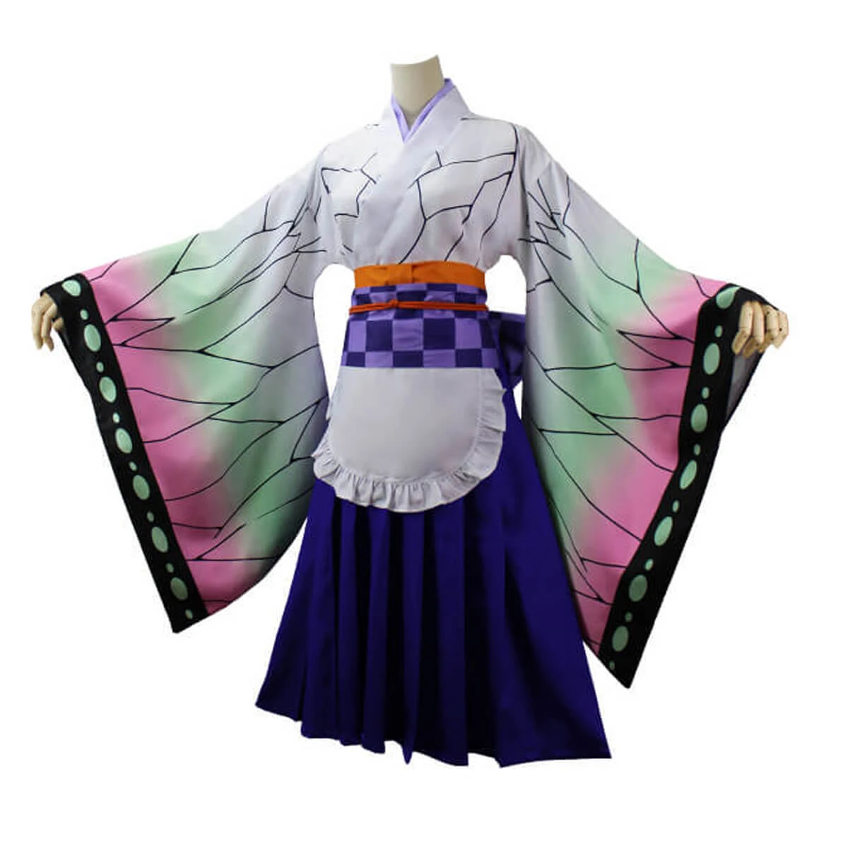 Kids Adult Nezuko Cosplay Full Set Shinobu Mitsuri Kanao Kimono Suit Halloween Costume 2 Kids Adult Nezuko Cosplay Full Set Shinobu Mitsuri Kanao Kimono Suit Halloween Costume - Image 2