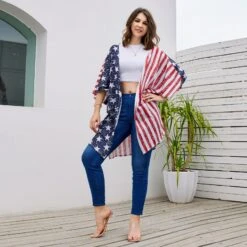 Kids Adults American Flag Outfit Mommy And Me July 4th Costume Kimono Tops For Carnival 13 Kids Adults American Flag Outfit Mommy And Me July 4th Costume Kimono Tops For Carnival -Sun Baby Sales Store detail 06 ea8c5b65 c838 48b8 bed9 df37aafad24d