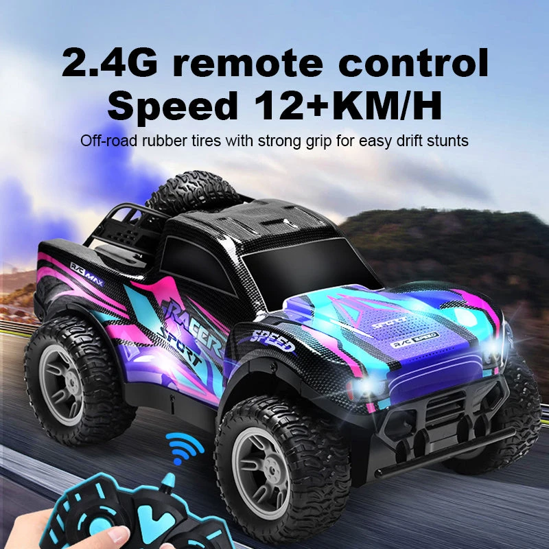 4WD RC Off-road Vehicle 2.4G Fast Remote ControlDrift Car Double Spray Electric Car Toy 4 4WD RC Off-road Vehicle 2.4G Fast Remote ControlDrift Car Double Spray Electric Car Toy - Image 4