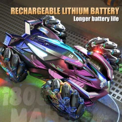 4WD Remote Control Car 2.4G Drift Car 360° Stunt Car With Colorful Wheels -Sun Baby Sales Store detail 11 b7881f24 e2e8 47b0 8944 f11075918981