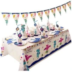 Dinosaur Birthday Party Tableware Set Disposable Dinner Dessert Plates Napkins Tablecloth And Cups 19 Dinosaur Birthday Party Tableware Set Disposable Dinner Dessert Plates Napkins Tablecloth And Cups -Sun Baby Sales Store dinosaur birthday party 9