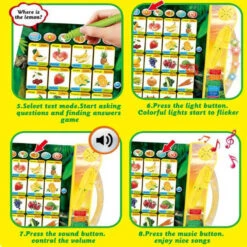 Interactive Dinosaur Sound Book With Realistic Dinosaur Roars Gift For Little Dino Lovers 14 Interactive Dinosaur Sound Book With Realistic Dinosaur Roars Gift For Little Dino Lovers -Sun Baby Sales Store dinosaur sound book 1