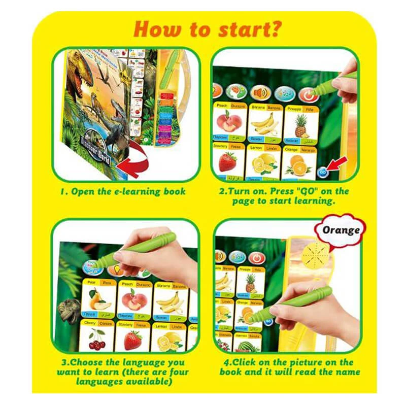 Interactive Dinosaur Sound Book With Realistic Dinosaur Roars Gift For Little Dino Lovers 5 Interactive Dinosaur Sound Book With Realistic Dinosaur Roars Gift For Little Dino Lovers - Image 5