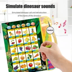 Interactive Dinosaur Sound Book With Realistic Dinosaur Roars Gift For Little Dino Lovers 11 Interactive Dinosaur Sound Book With Realistic Dinosaur Roars Gift For Little Dino Lovers -Sun Baby Sales Store dinosaur sound book 4